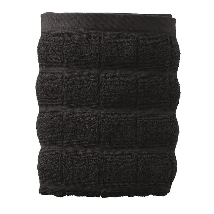Tiles towel 40x60 cm - black - Juna