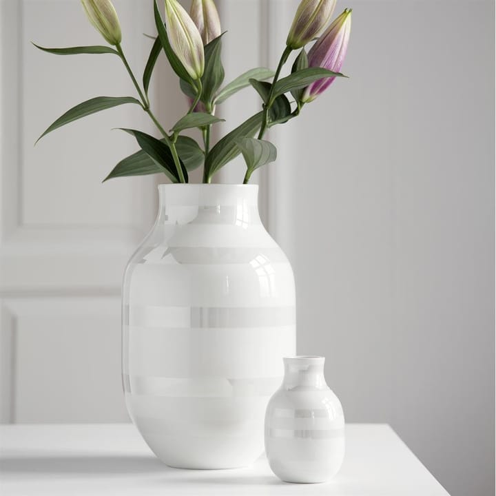 Omaggio vase pearl - large - Kähler