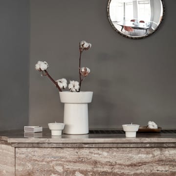 Ombria vase - marble white - Kähler