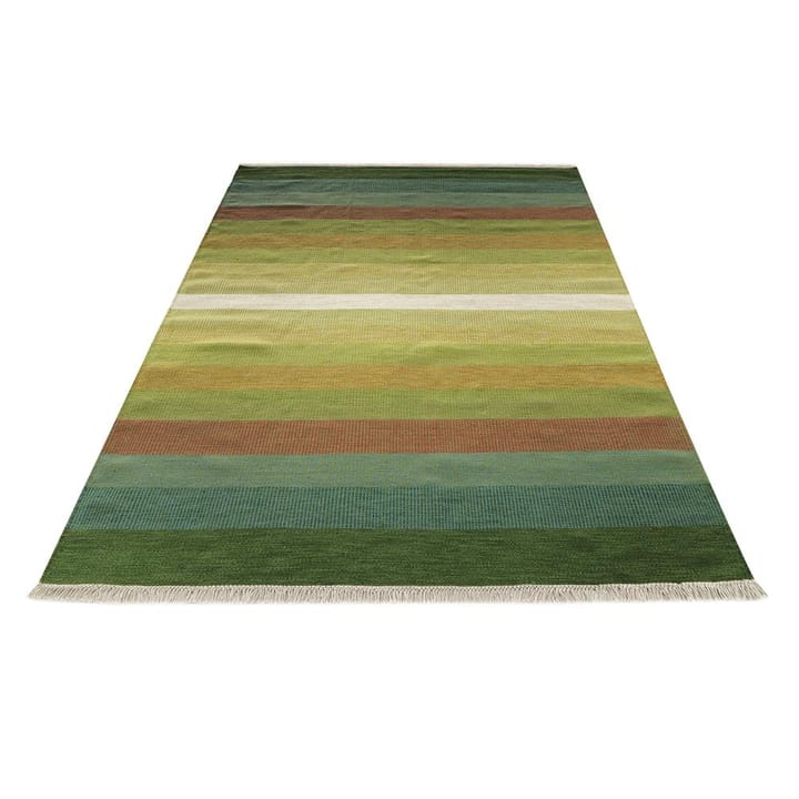Tofta Wave rug 80x250 cm - green - Kateha