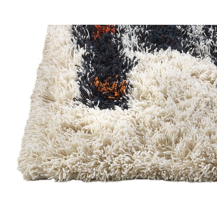 Zorbas rug - White/black, 200x300 cm - Kateha