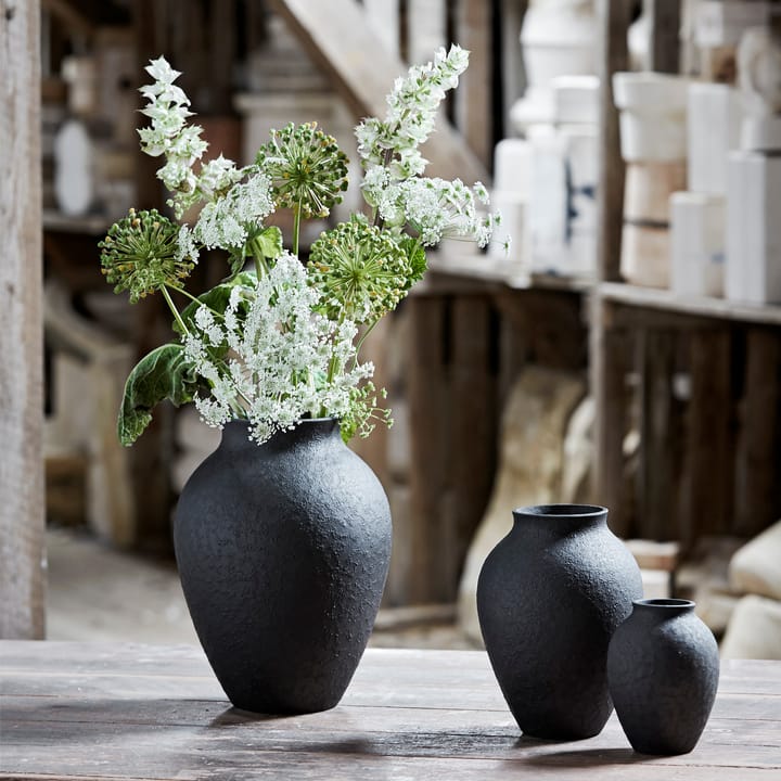 Knabstrup vase 27 cm - Black - Knabstrup Keramik