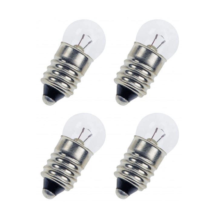 December light bulb - Clear, 5w, 4-pack e10, 3w - Konsthantverk