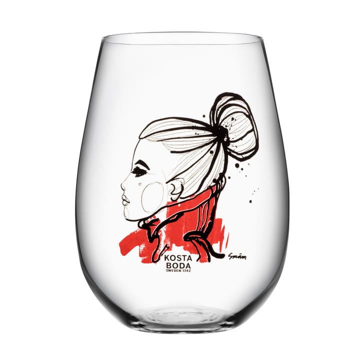 All about you glass 57 cl 2-pack - want you (red) - Kosta Boda