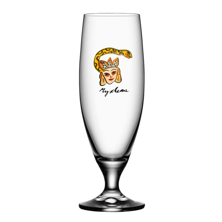 Friendship beer glass 50 cl - my dear - Kosta Boda