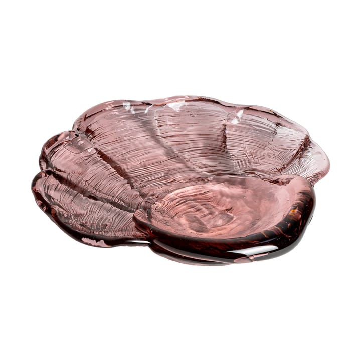 Venusmussla glass saucer 30x33 cm - Pink - Kosta Boda