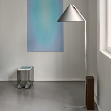 Cone floor lamp - Brushed aluminium - Kristina Dam Studio