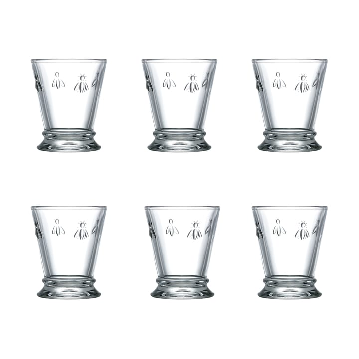 Abeille drinking glass 26 cl 6-pack - Clear - La Rochère