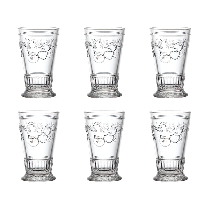 Versailles longdrink glass 33 cl 6-pack - Clear - La Rochère