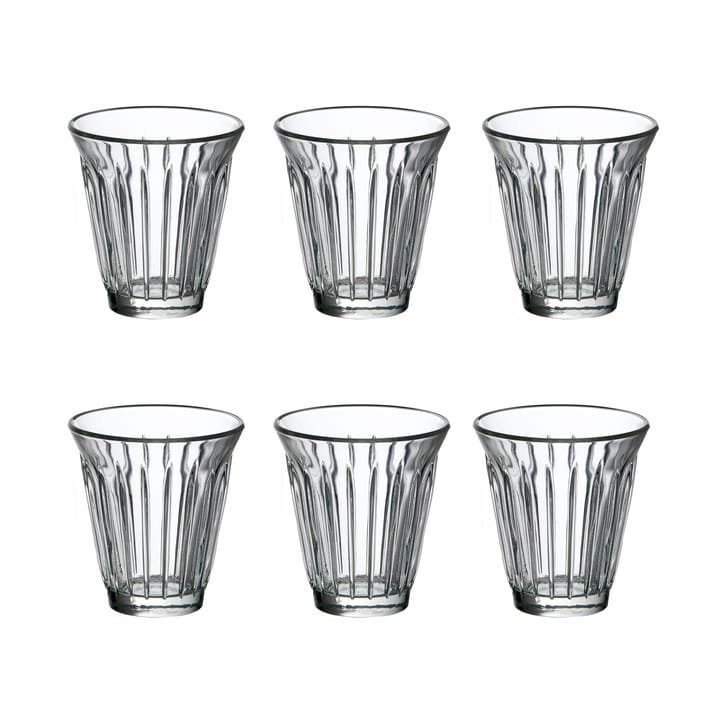 Zinc drinking glass 19 cl 6-pack - Clear - La Rochère