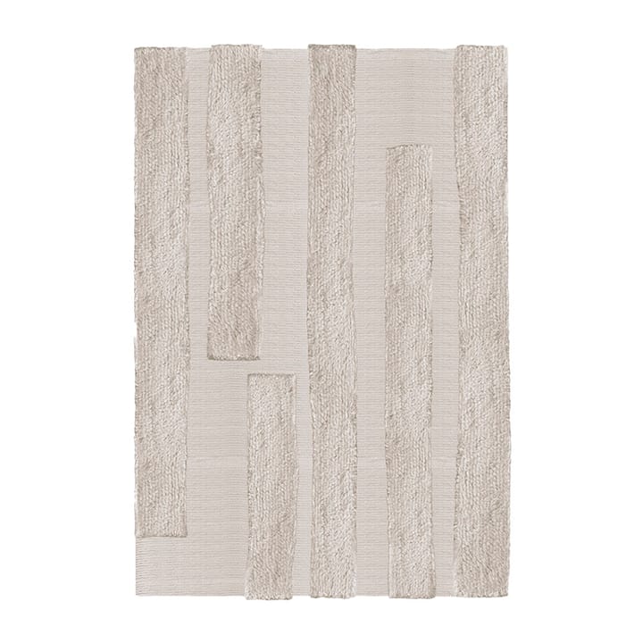 Punja Bricks wool carpet - Sand Melange. 300x400 cm - Layered