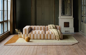Teklan box wool rug - Yellows, 200x300 cm - Layered