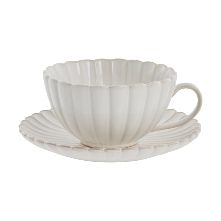 Camille cup with saucer - Off white - Lene Bjerre