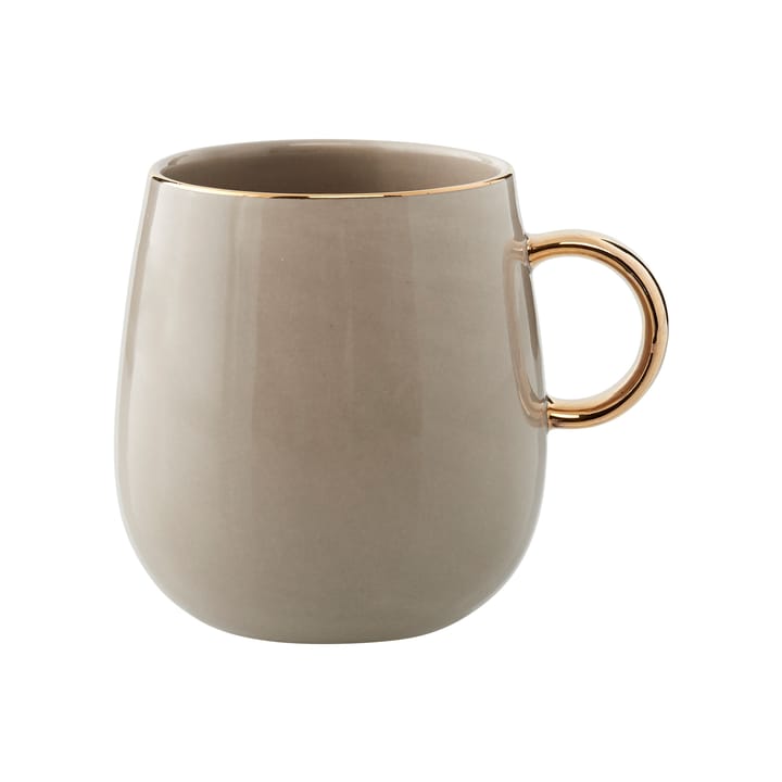 Clara mug with handle 27 cl - Driftwood-light gold - Lene Bjerre