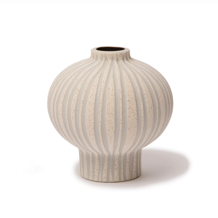 Cecilia vase - Sand white stone stripe - Lindform