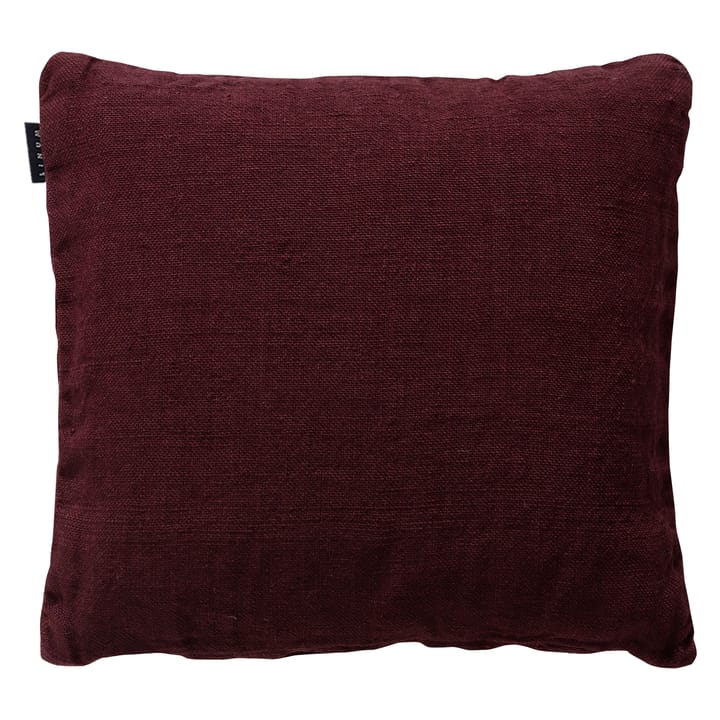 Raw cushion cover 50x50 cm - burgundy - Linum