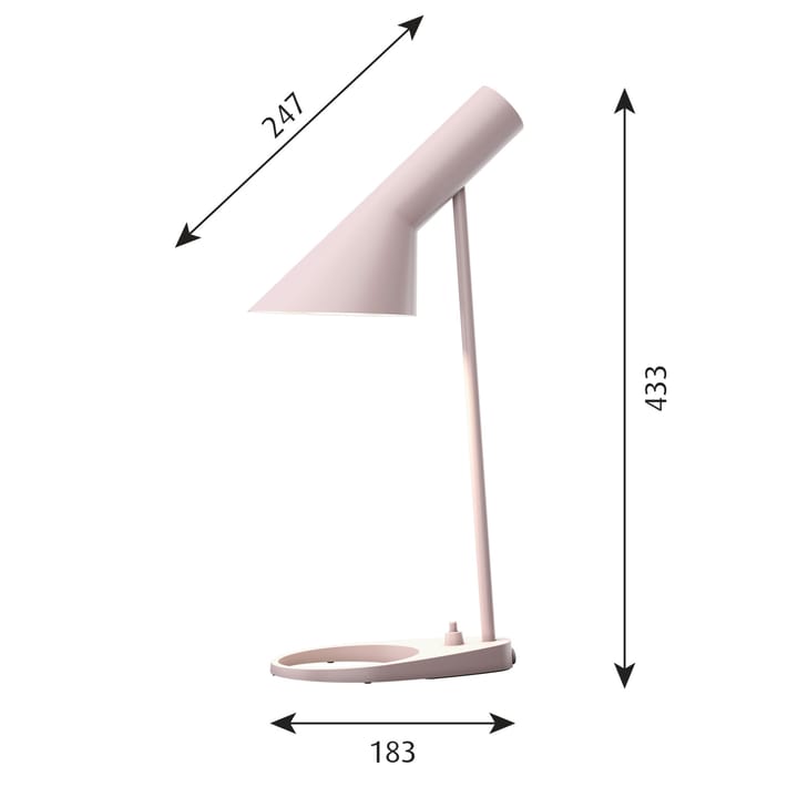 AJ MINI table lamp - Light pink - Louis Poulsen