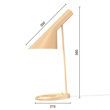 AJ table lamp - Warm sand - Louis Poulsen