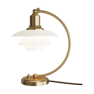 PH 2/2 Luna table lamp limited edition - Brass-opal glass - Louis Poulsen