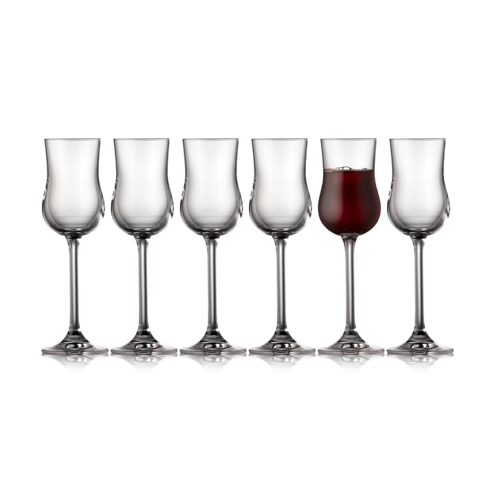 Juvel port wine glass 9 cl 6-pack - Crystal - Lyngby Glas