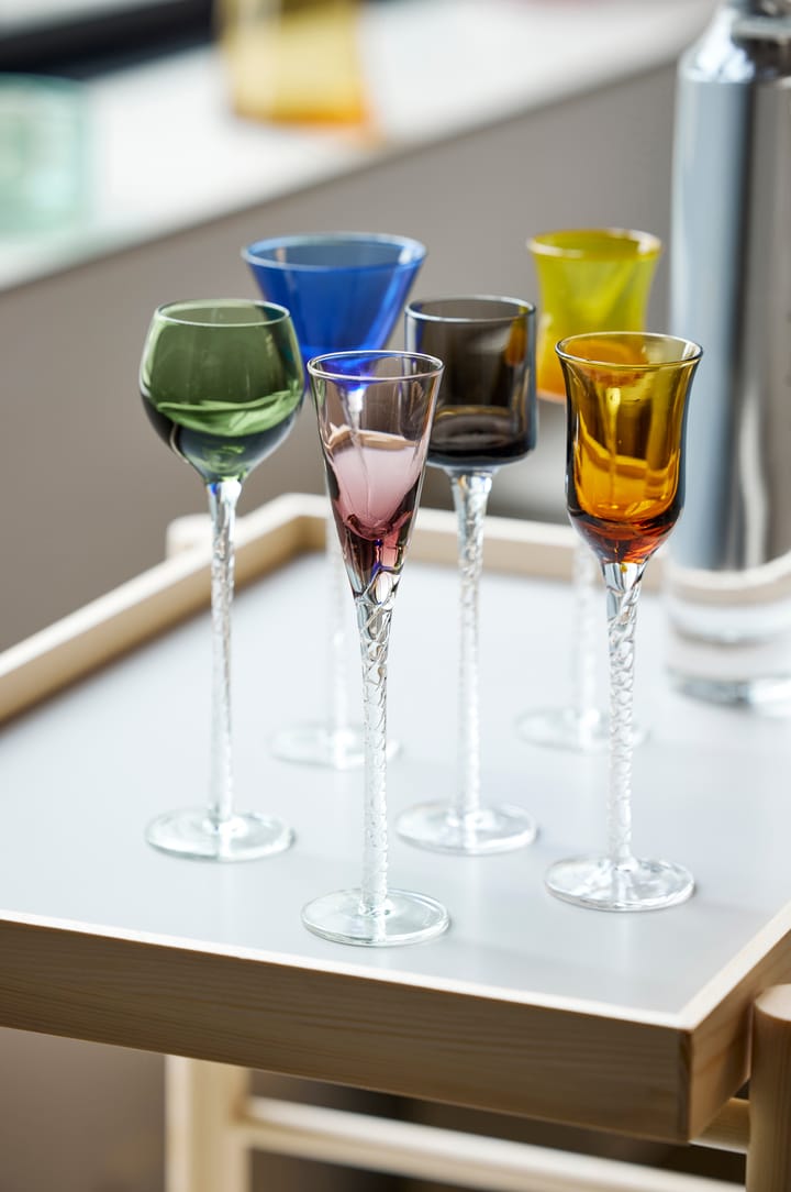 London snaps glass 2.5-5 cl 6 pieces - Mix - Lyngby Glas