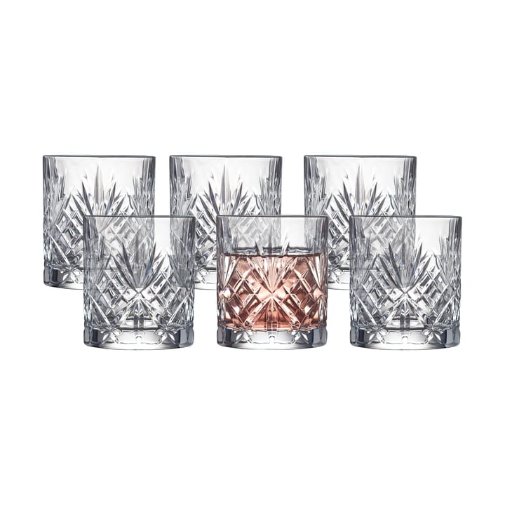 Melodia water glass 23 cl 6-pack - Crystal - Lyngby Glas