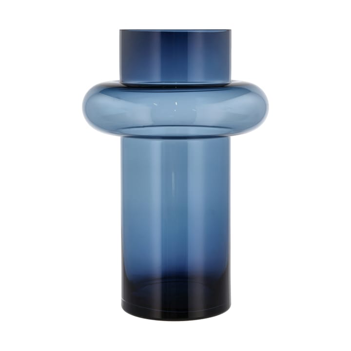 Tube vase glass 40 cm - Blue - Lyngby Glas