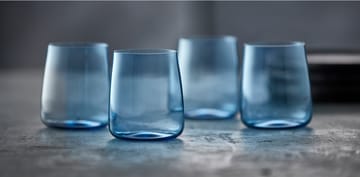 Zero water glass 42 cl 6-pack - Blue - Lyngby Glas