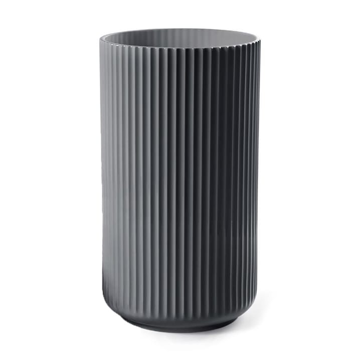 Lyngby vase dark grey matte - 25 cm - Lyngby Porcelæn