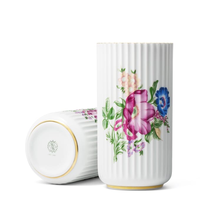 Lyngby vase with floral decoration - 20 cm - Lyngby Porcelæn