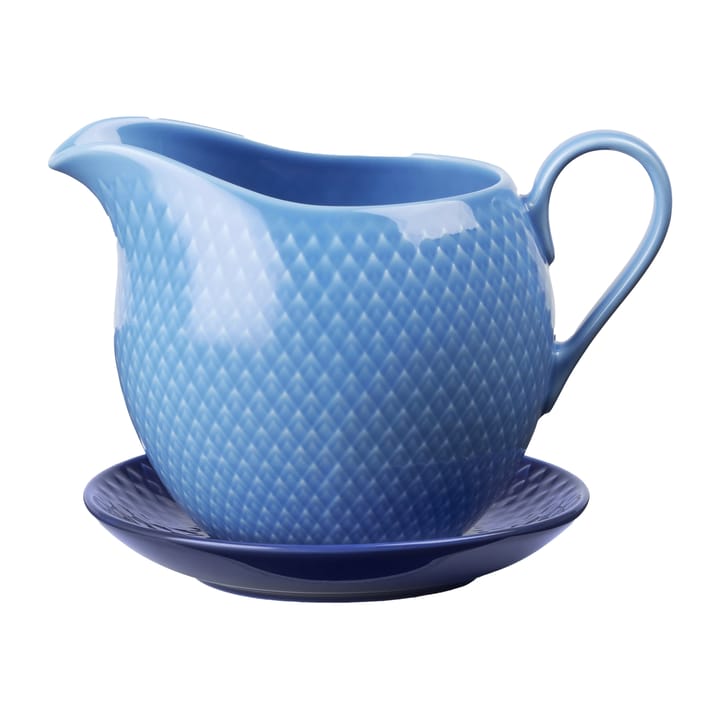 Rhombe sauce jug 67 cl - Blue - Lyngby Porcelæn