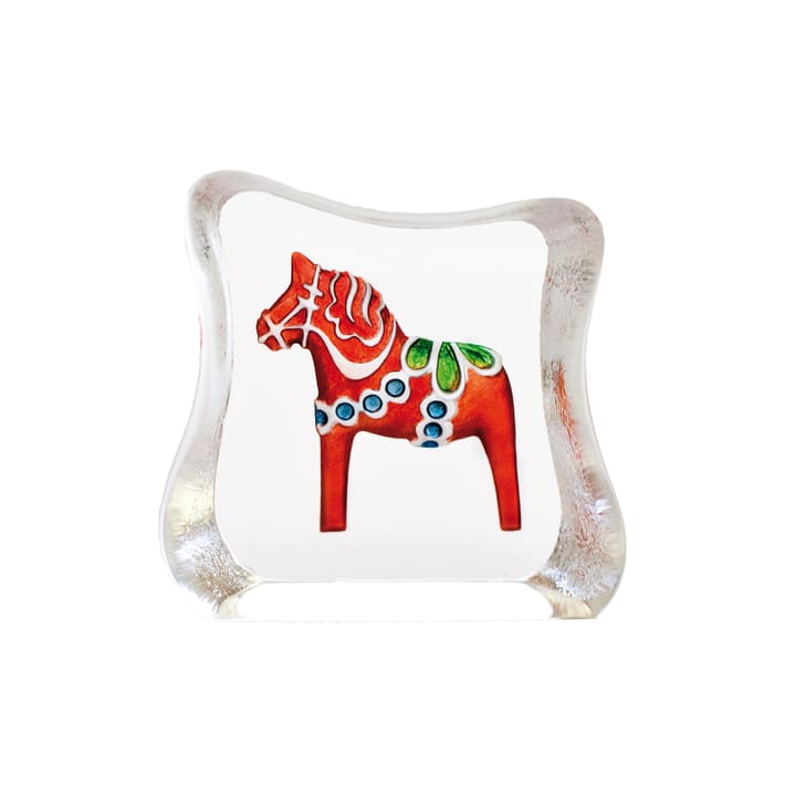 Dalecarlian horse sculpture - mini red - Målerås Glasbruk