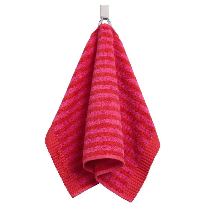 Kaksi Raitaa towel red - guest towel - Marimekko