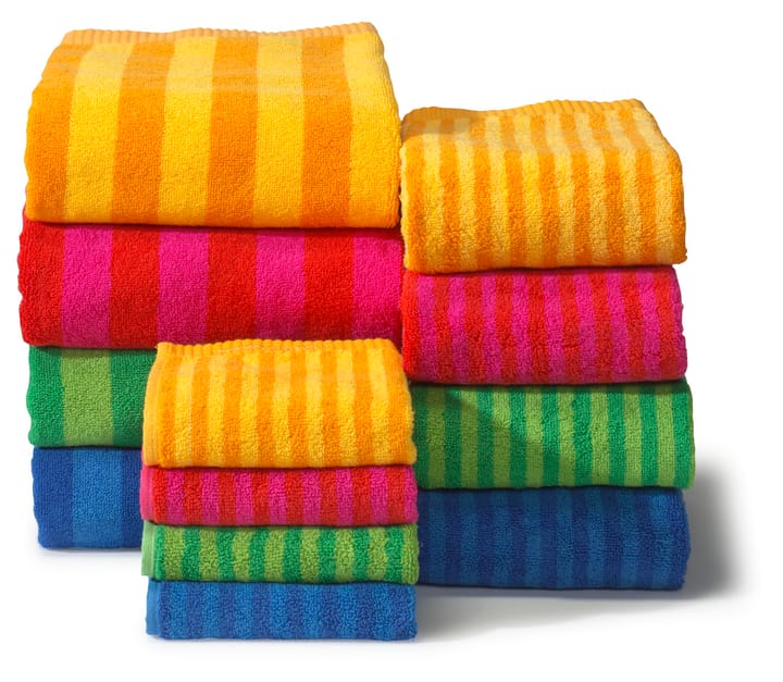 Kaksi Raitaa towel red - guest towel - Marimekko