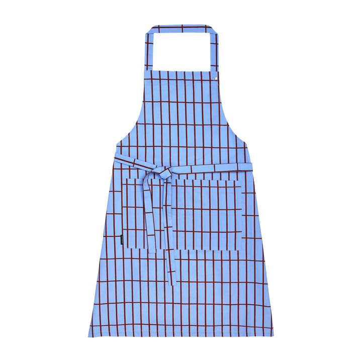 Pieni Tiiliskivi apron - Brown-blue - Marimekko
