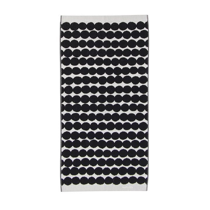 Räsymatto towel black - towel 50x100 cm - Marimekko