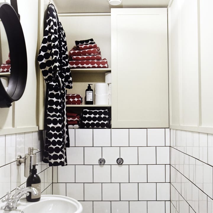 Räsymatto towel black - towel 50x100 cm - Marimekko