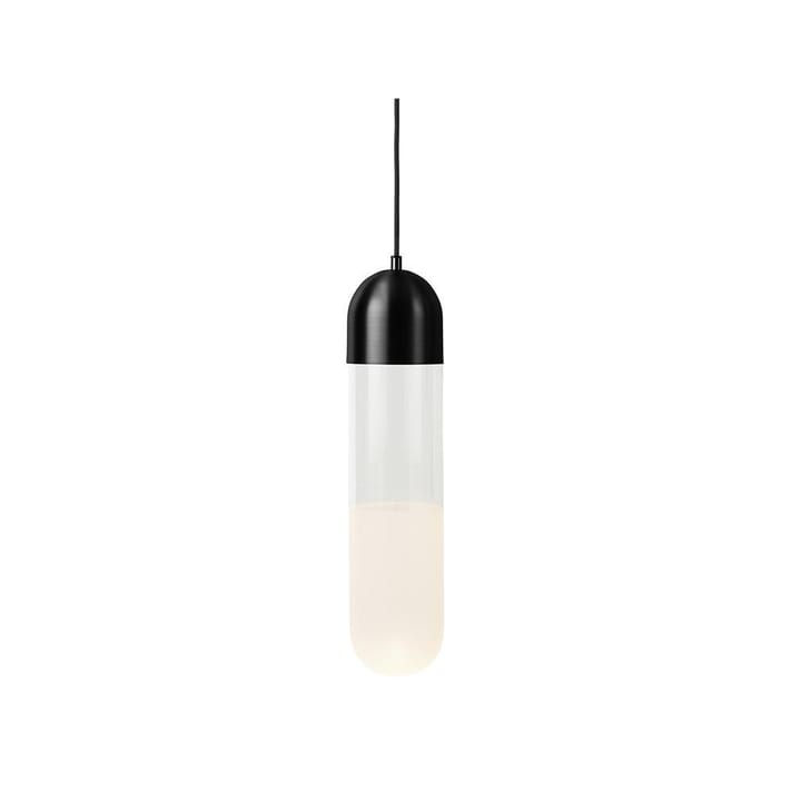 Firefly pendant lamp - Black. glass/sand blasted glass screen - Mater