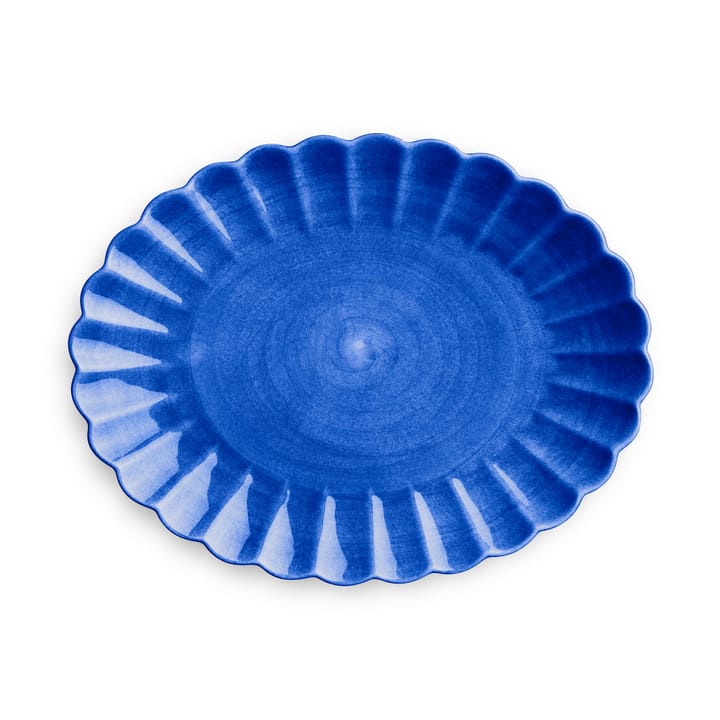Oyster saucer 30x35 cm - Blue - Mateus