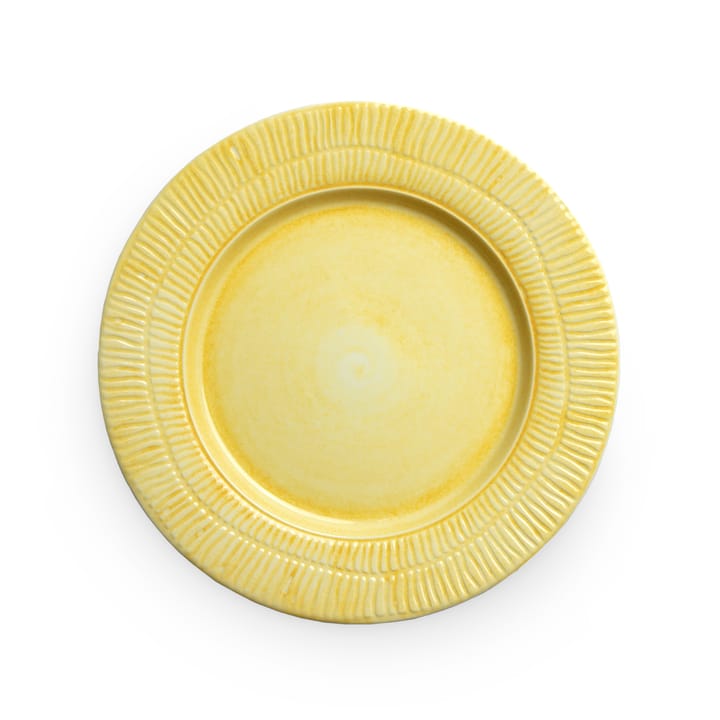 Stripes plate Ø28 cm - Yellow - Mateus
