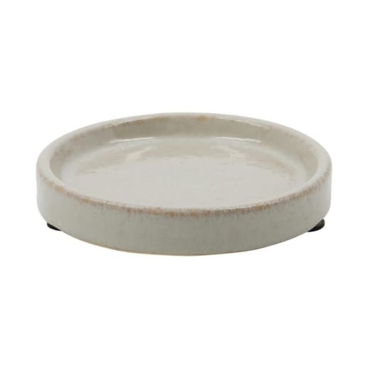 Datura soap dish Ø12.5 cm - Shellish grey - Meraki