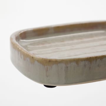 Datura soap dish 8x12 cm - Shellish grey - Meraki