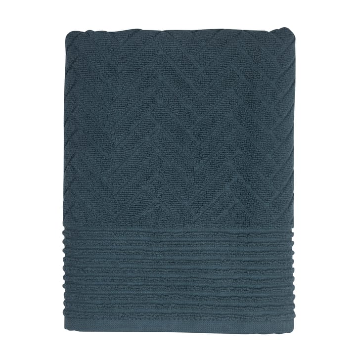 Brick hand towel - midnight blue - Mette Ditmer