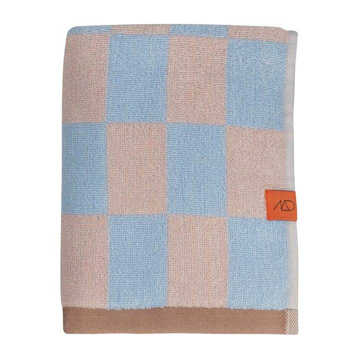 Retro towel 50x90 cm - Light blue - Mette Ditmer