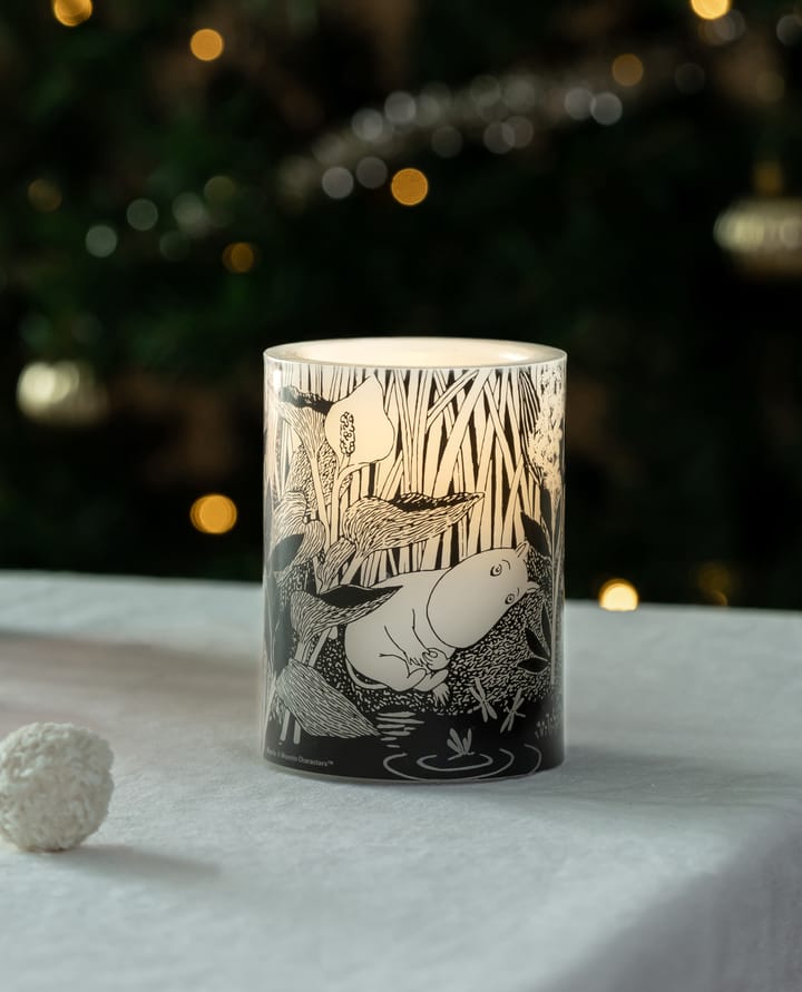 Moomin block candle LED 10 cm - The pond - Muurla