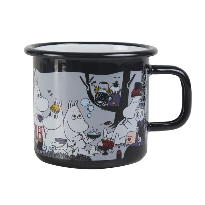 Moomin Picnic enamel mug - 3.7 dl - Muurla