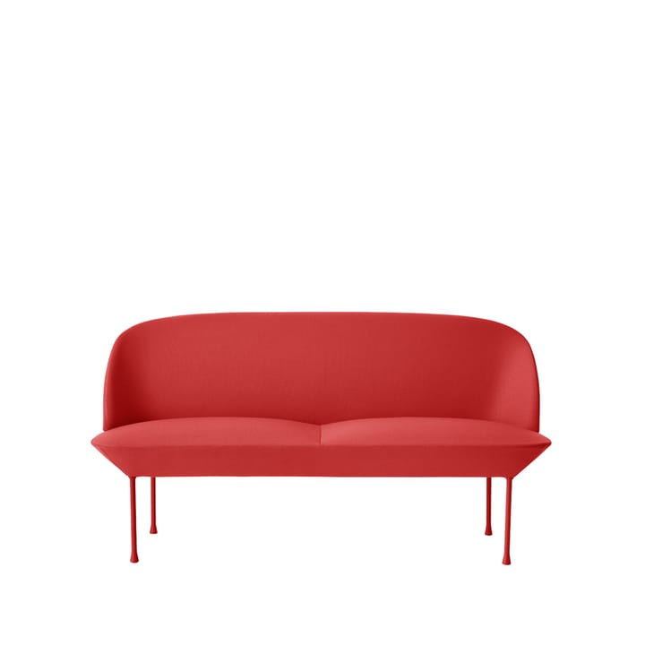 Oslo sofa 2-seat - Steelcut 660-Dark red - Muuto