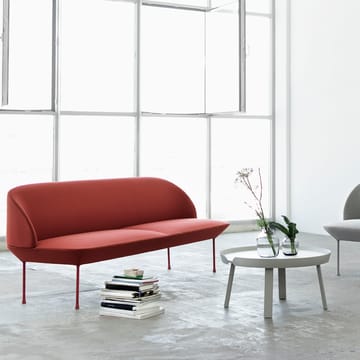 Oslo sofa 3-seat - Steelcut 180-Dark grey - Muuto