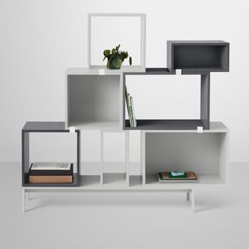 Stacked shelf system backboard light grey - large - Muuto