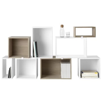 Stacked shelf system open white - large - Muuto